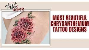 beautiful chrysanthemum tattoo designs