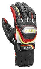 Leki Worldcup Race Ti S Speed System Gloves Black Red