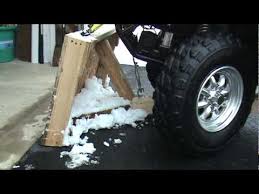 how to homemade atv snow plow you