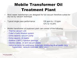 Transformer Oil Processing Ppt Download