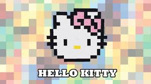 Check out our advanced tutorials and come play on our free server. Hello Kitty Pixel Art Hello Kitty Tutorial Minecraft Step By Step Https Www Youtube Com Watch V Xivgbalzlba Pixel Art Hello Kitty Kitty