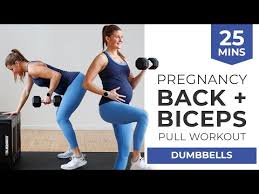 prenatal back and bicep workout