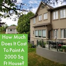 cost to paint a 2000 sq ft house