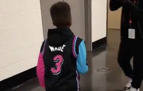 Blake griffin and chris paul talk about the last moments of game 3. Video Chris Paul And His Son Arrive In Dwyane Wade Gear For Miami Heat Houston Rockets Game Heat Nation