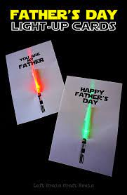 Father s day star wars kit {printable fathers day crafts} ~ these fun free printables will turn some of dad s favorite treats into star wars themed … reply. Light Up Father S Day Cards Left Brain Craft Brain
