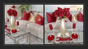 fall living room tour burdy red