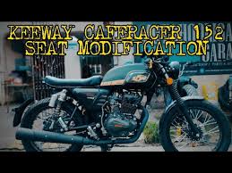 keeway caferacer 152 seat modification