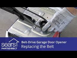 belt on a belt drive garage door opener