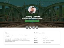 Strict resume template in html and css. 19 Free Html Resume Templates To Help You Land The Job