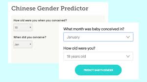 Logical Baby Bump Chinese Calendar Chinese Gender Predictor Tool