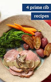 Rosemary and sea salt crusted slow roasted 12oz. 4 Prime Rib Recipes A Meal That Includes Prime Rib Feels Festive Whether It S Part Of A Christmas Menu An Easter Feast Rib Recipes Prime Rib Recipe Recipes