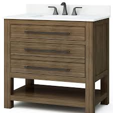 You can get a bathroom vanity with a sink or order a sink separately. Allen Roth Kennilton 36 In Gray Oak Undermount Single Sink Bathroom Vanity With Gray Oak Engineered Stone Top Lowes Com Bathroom Sink Vanity Bathroom Vanity Single Sink Bathroom Vanity