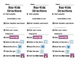 Raz Kids Reading Level Worksheets Teaching Resources Tpt