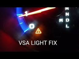 how to turn off dashboard vsa light