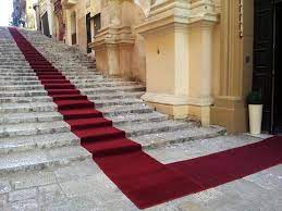 wedding red carpet service malta pink