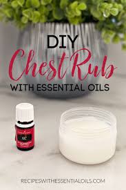 diy chest rub with essential oils