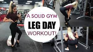 full gym leg day workout build and