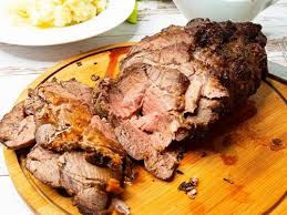 beef chuck roast in an oven