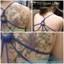 tattoo cover bridal express hair and