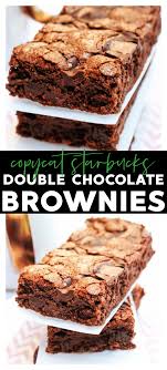 copycat starbucks double chocolate brownies