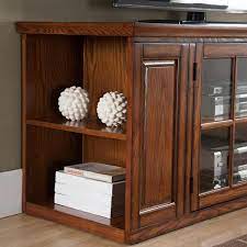 Leick Home 62 In W Burnished Oak Tv