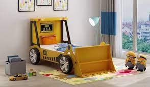 Kids ride on excavator digger loader car truck music light effect toys gifts. Go Furniture Digger Kids Bed