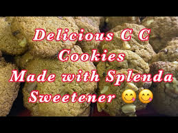 cookies made with splenda sweetener