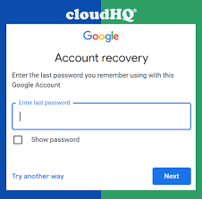 to recover your gmail account