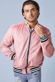 Free shipping & returns available. Pink Faux Suede Bomber Jacket Boohooman