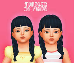 sims 4 maxis match toddler cc look