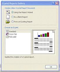 your first vb net crystal reports a