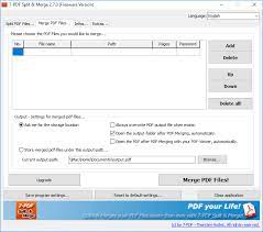 pdf split and merge freeware