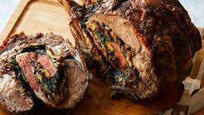 stuffed standing rib roast recipe