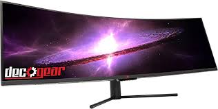Amazon.com: Deco Gear 49" Curved Ultrawide E-LED Gaming Monitor, 32:9 Aspect Ratio, Immersive 3840x1080 Resolution, 144Hz Refresh Rate, 3000:1 Contrast Ratio (DGVIEW490) : Electronics