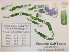 Tamarisk Golf Course - Scorecard