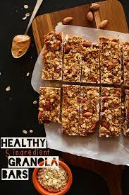 Granola Bar Homemade Healthy gambar png