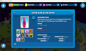 Grob Gob Glob Grod is currently available in the Martian store for 45k  Martian gems. : r/battd