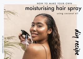 moisturising coconut oil hair spray