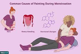 how to stop feeling faint on your period