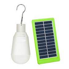 portable led bulb solar panel yard