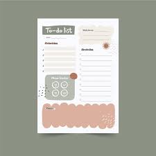 cute pastel lovely to do list template