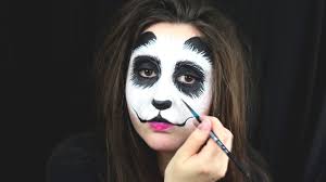 panda face painting tutorial panda