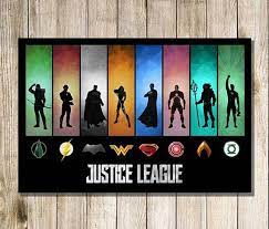 Justice League Poster Superheroes