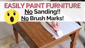 easily paint furniture without sanding