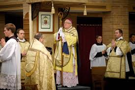 Image result for Photo of Bishop Morlino,MAdison  with Fr.John Zuhlsdorf