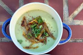 creamy vegan chayote squash soup seema