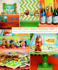 scooby doo boy themed birthday party