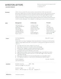 Resume Examples For Waitressing Jobs Restaurant Example Of Resumes