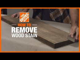 How To Remove Wood Stain The Home Depot