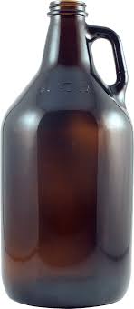 64 Oz Amber Glass Beer Growler